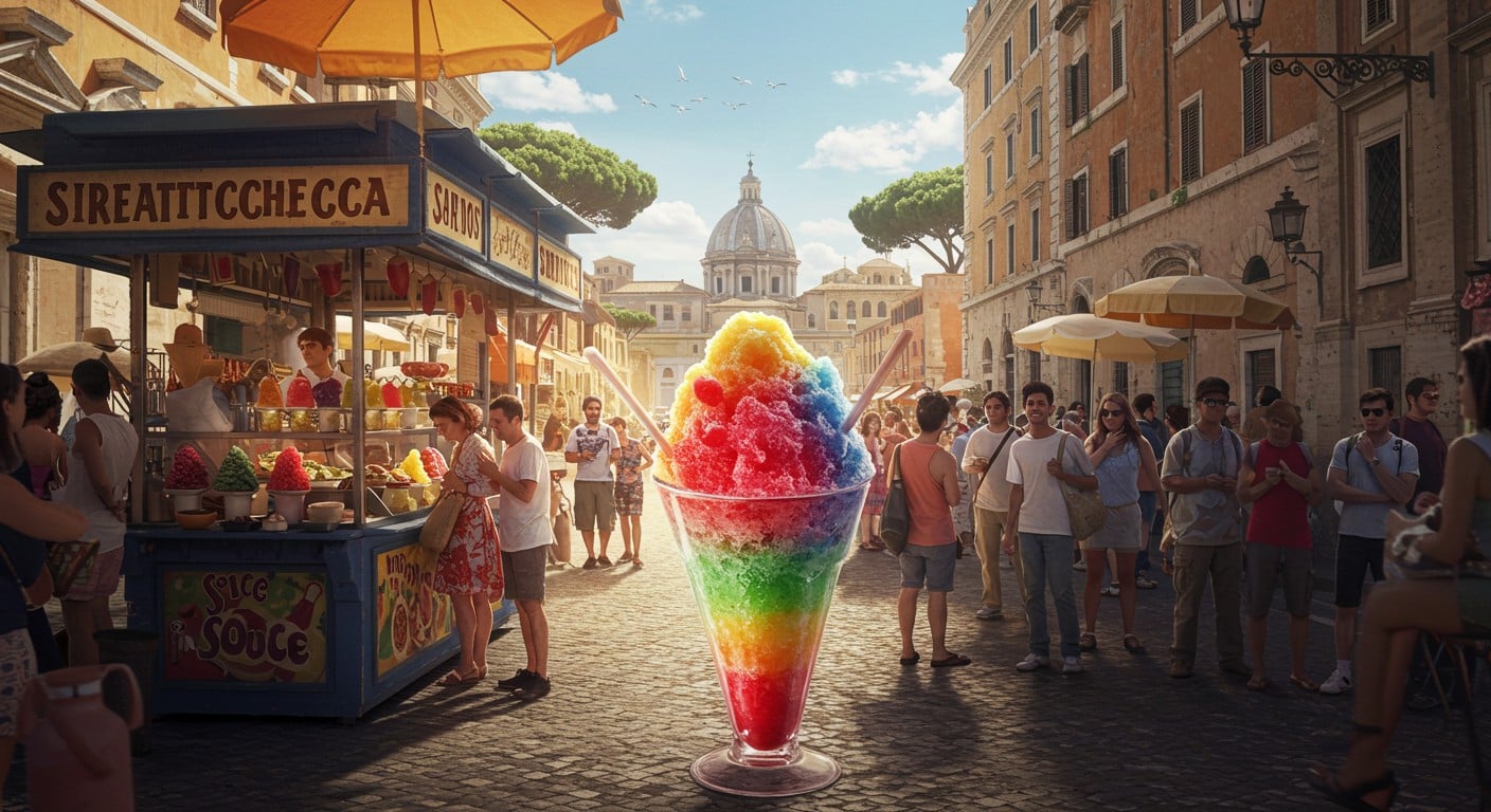 Grattachecca: il dessert ghiacciato romano che si rinfresca