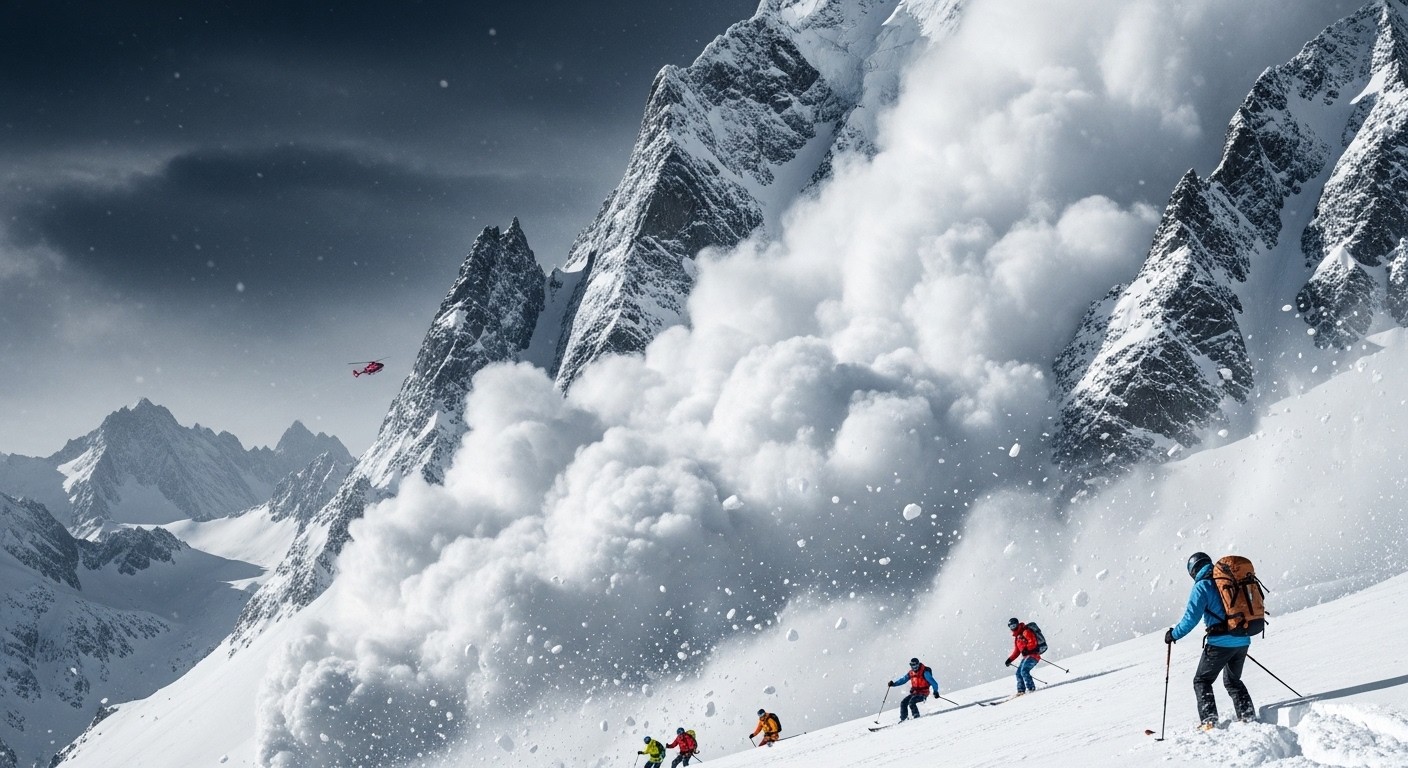 Tragedia nelle Alpi: tre morti in valanghe mortali