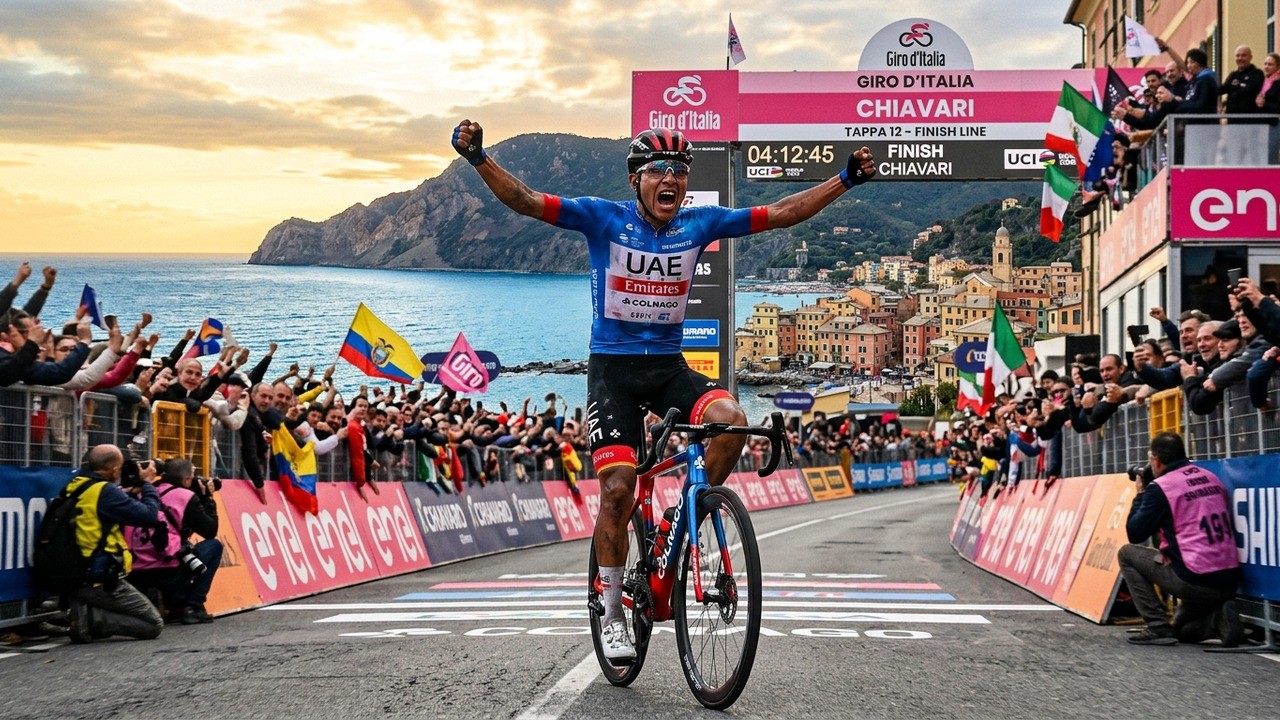 Jhonatan Narvaez Brillante: il trionfo ecuadoriano al Giro d'Italia