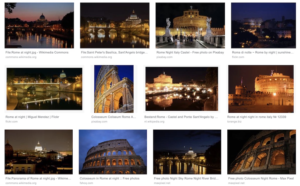 Roma di notte