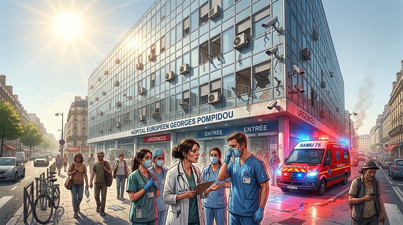 Furto di condizionatori all'ospedale Pompidou: uno scandalo che rivela una crisi più profonda