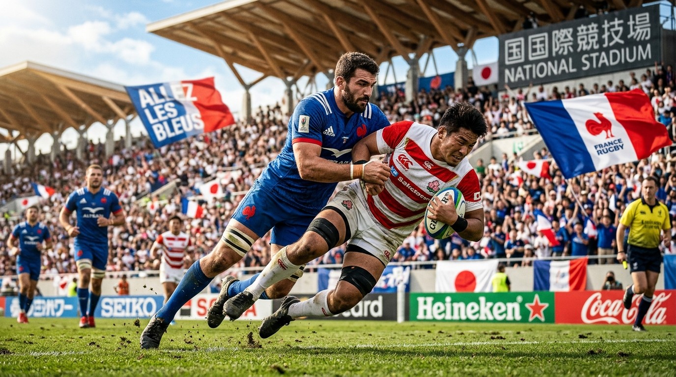 Giappone Francia: programma, canale e problemi della partita del XV francese