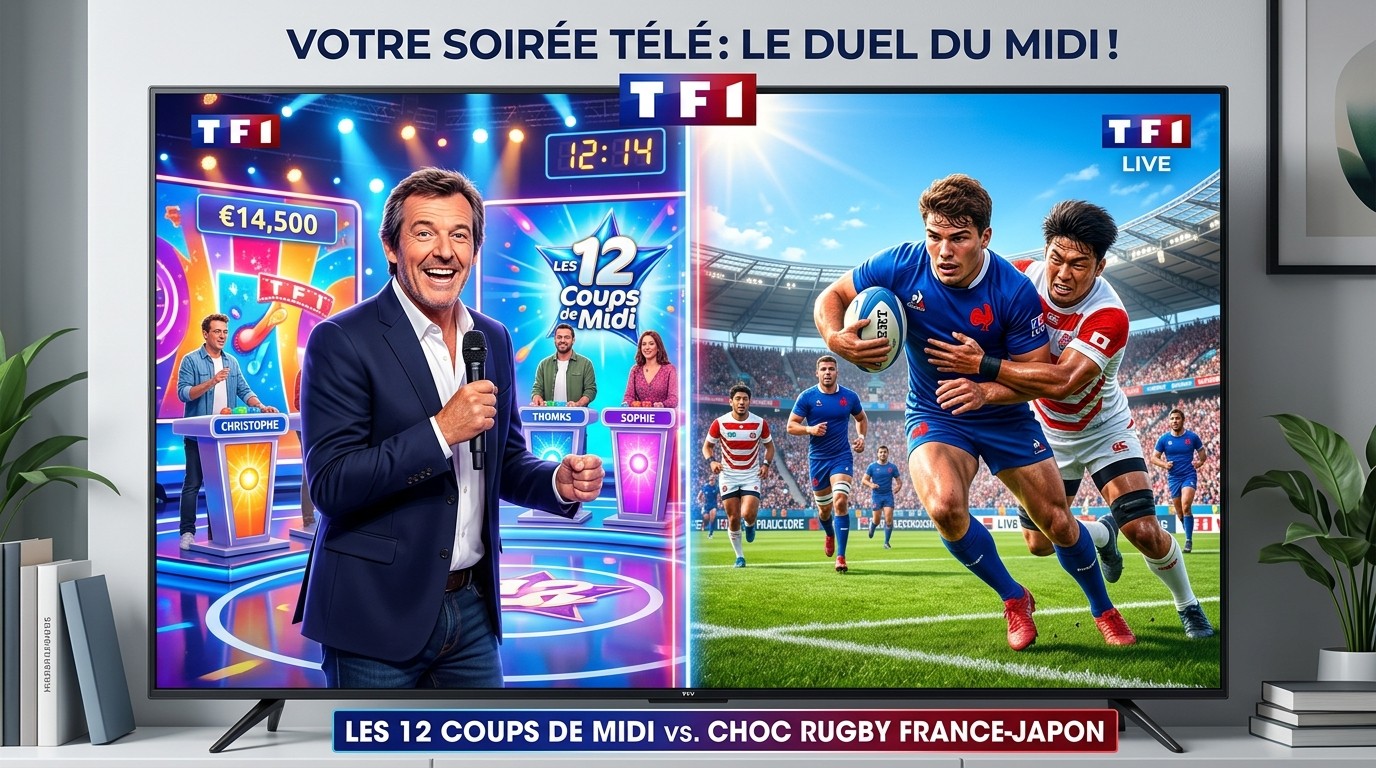 I 12 Coups de Midi Déprogrammeés: Rugby su TF1 il 18 luglio